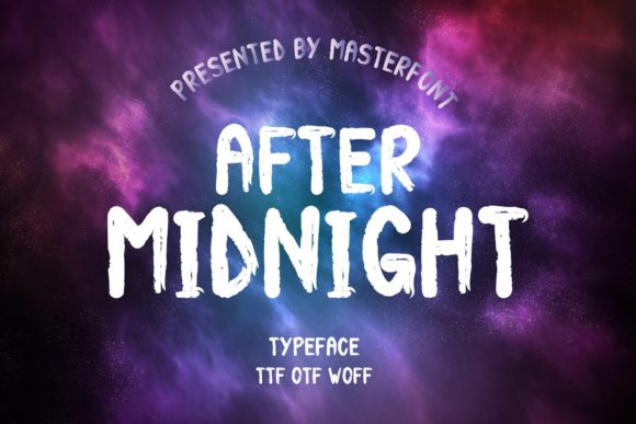 After Midnight Font Review: Bold Display Type for Brands