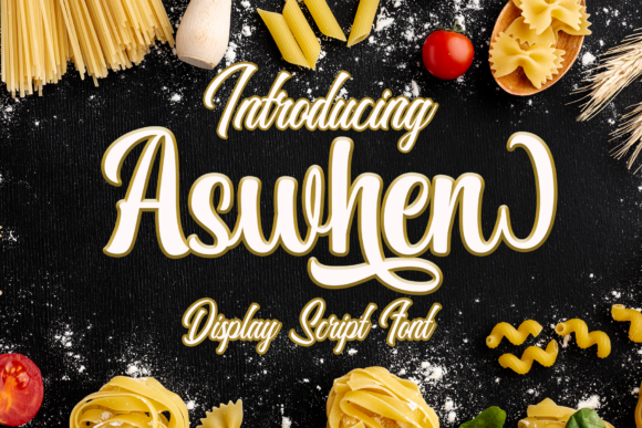 Aswhen: A Whimsical Display Font for Memorable Business Branding