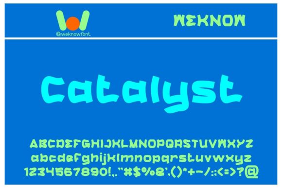 Catalyst Font: A Chunky Display Typeface for Bold Campaigns