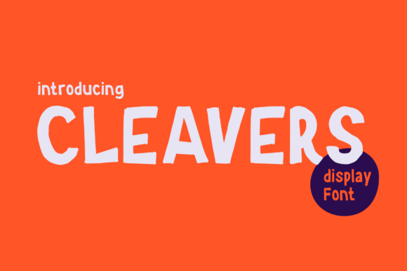 Cleavers: A Display Font That Shapes Digital Personality