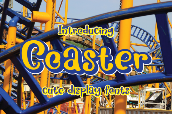 Coasters: A Clean & Quirky Display Font for Playful Branding