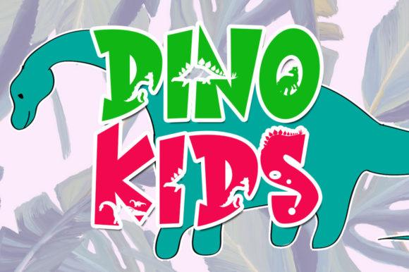 Dino Kids: The Playful Display Font for Bold Digital Campaigns