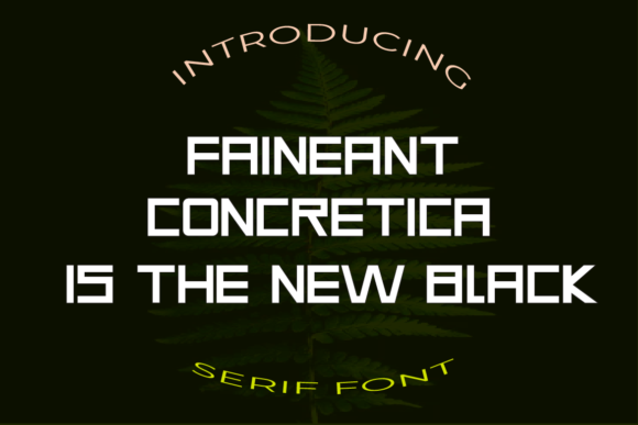 Faineant: A Robotic Display Font for Handmade Creations