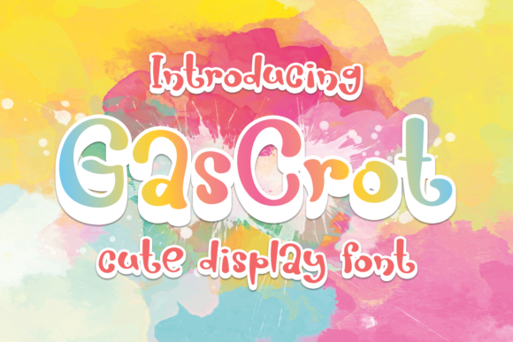 Gas Crot: A Playful Display Font for Digital Design