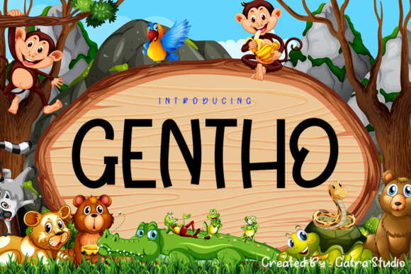Gentho: A Display Font That Makes Small Brands Look Big