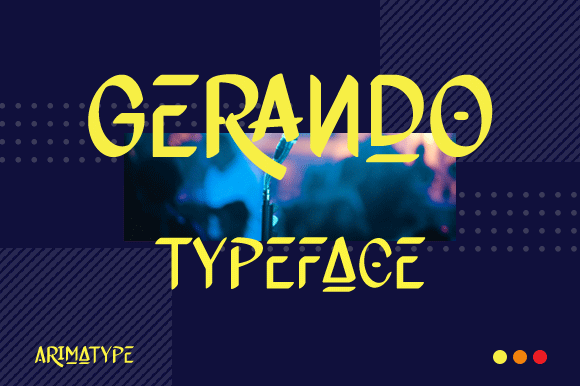Gerando Font: A Modern Display Typeface for Web Designers