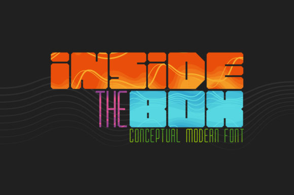 Inside the Box Font: A Typeface That Pops on Packaging