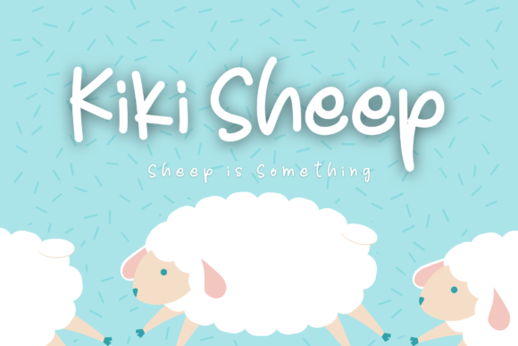 Kiki Sheep: A Whimsical Display Font for Branding
