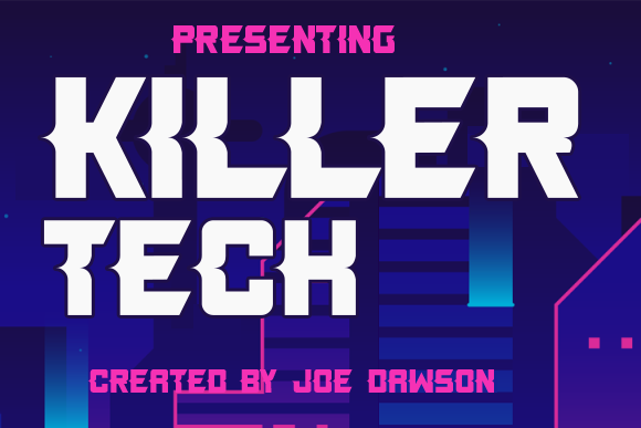 Killer Tech: The Bold Display Font for Memorable Branding