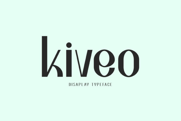 Kiveo: A Modern Display Font for Handmade Products