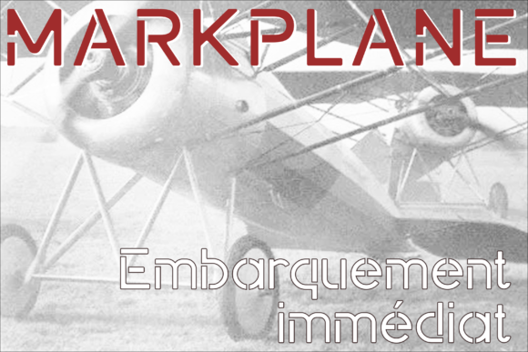 Markplane: A Cool Display Font for Digital Layouts