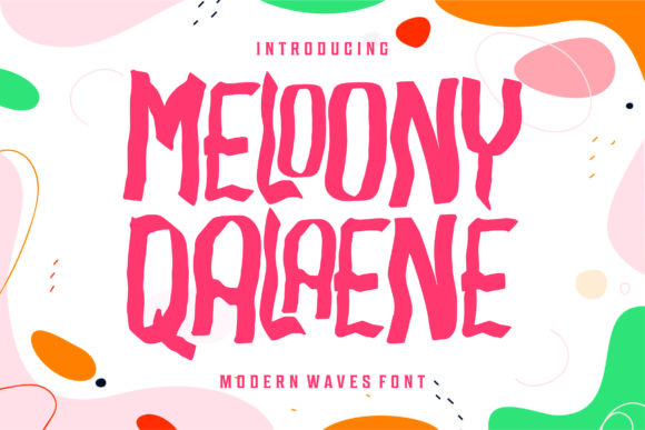 Meloony Qalaene: The Playful Display Font for Your Craft Business