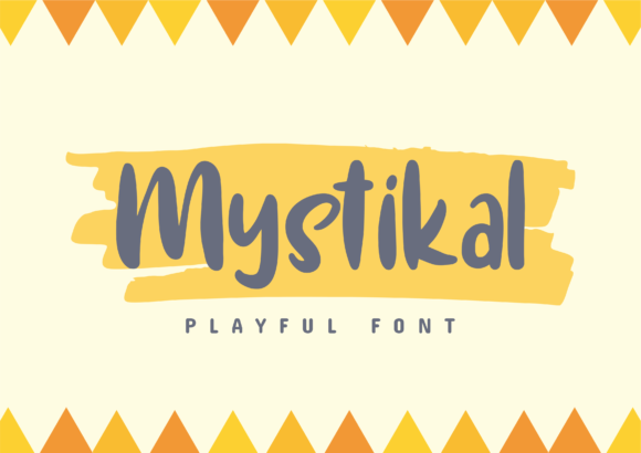 Mystikal: A Playful Display Font for Campaign Creatives