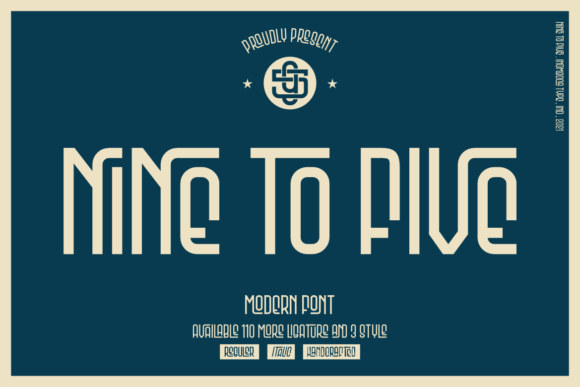 Nine to Five Display Font in Action: A Designer's Take