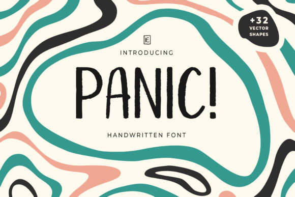 Panic: A Squared Display Typeface for Creators Who Demand Impact