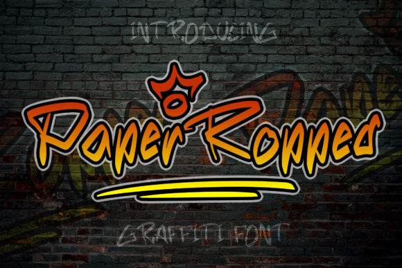Paper Ropped: A Graffiti Display Font for Digital Creators
