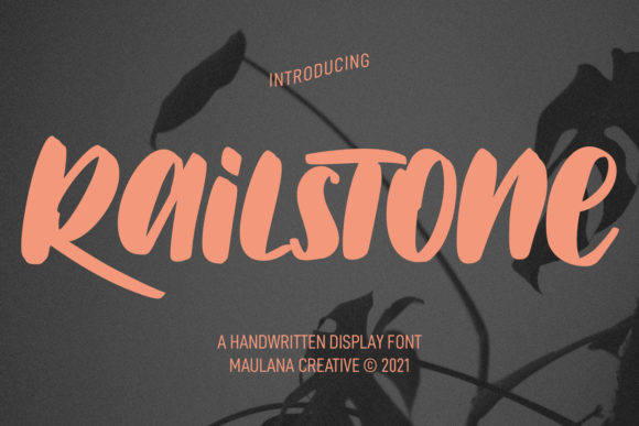 Railstone: A Thick Lettered Font for Bold Editorial Design