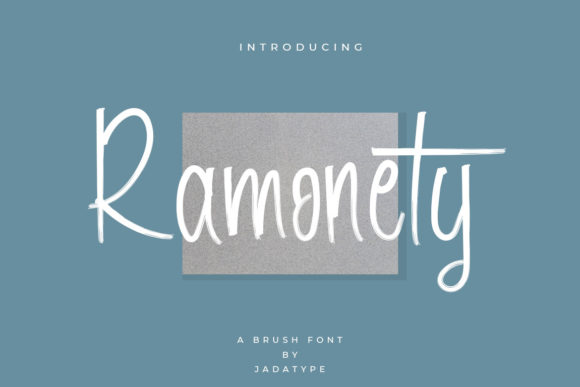 Ramonety Font: A Cute Handwritten Typeface for Makers