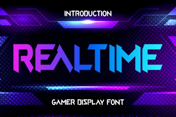 Realtime: A Bold Display Font for Campaign Creators