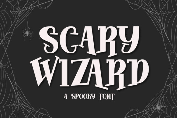 Scary Wizard: A Spooky Display Font for Digital Designs