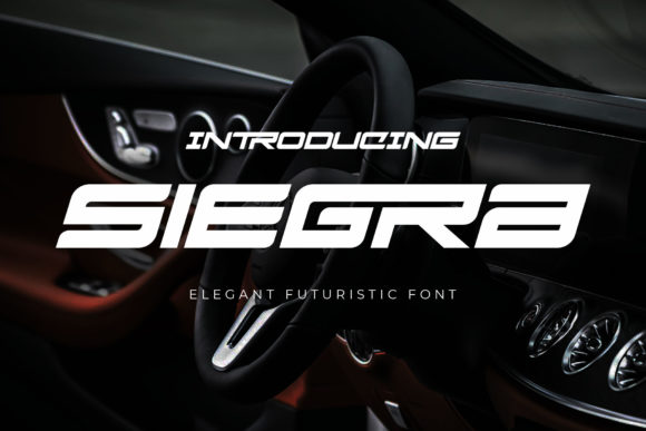 Siegra: A Cool, Bold Display Font for Editorial Design
