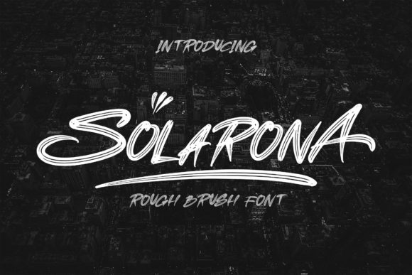 Solarona: A Display Font for Campaigns That Demand Edge