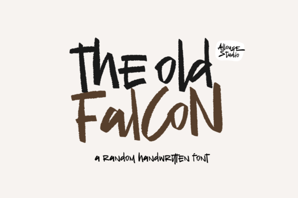 The Old Falcons Font: Raw Energy for Campaign Design