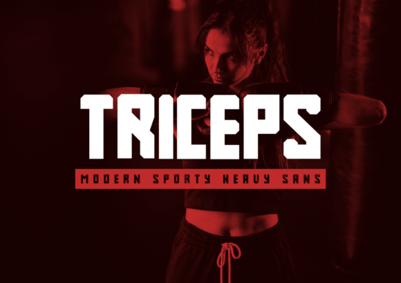 Triceps: A Bold Display Font for Editorial Publishing