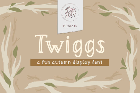 Twiggs: A Whimsical Display Typeface for Digital Design