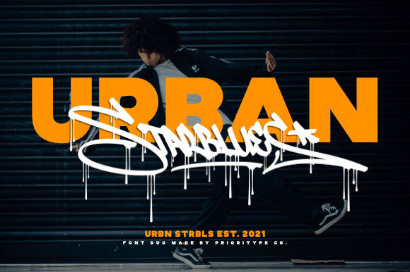 Urban Starblues: A Bold Duo Font for Crafters & Sellers