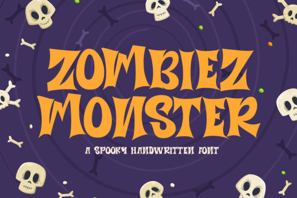 Zombiez Monster: A Display Font for Bold Editorial Design